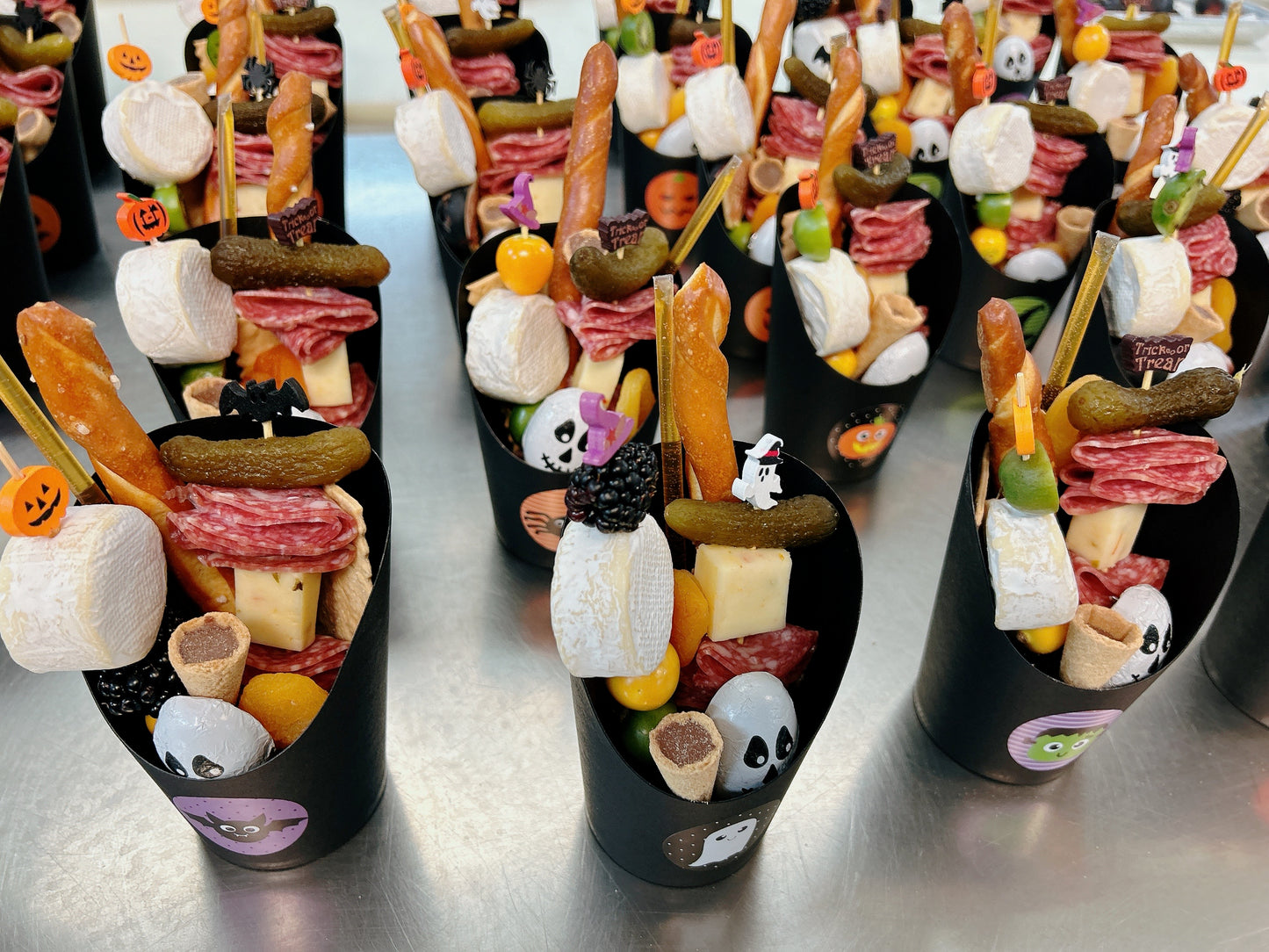 SPOOKtacular Charcuterie Cups